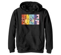 Fifth Sun Poke Rainbow HoodieUnisex Children, Black, M