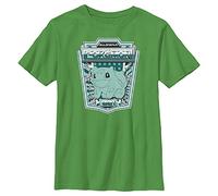 Fifth Sun Pokemon Kids Bulbasaur Badge Boys Short Sleeve Tee Shirt, Kelly Green, S