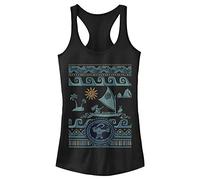 Fifth Sun Women's Moana Sweater Collage T-Shirt, Black, Medium