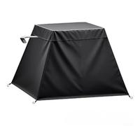 Fifth Wheel Hitch Cover, 5th Wheel Gooseneck Protector, Weatherproof Oxford Cloth, Rain Snow Dust Shield, Black Storage Bag, 79x79x51 CM, Outdoor RV Tra(210D)