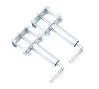 Fifth Wheel Landing Gear Pull Pin 3/8 Inch, 2pcs Quick Release Pin with Spring Loaded Mechanism, Alloy Steel with Zinc Plated Finish - Durable Construction, Easy Installation f