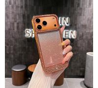 FIFTHAVE Glitter Case for iPhone 17 Air, Diamond Mobile Phone Case iPhone 17 Air Glitter Rhinestone Protective Case Girls Shiny Diamonds Case Bling Crystal Beautiful Silicone TPU Cover for Women