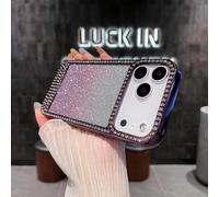 FIFTHAVE Glitter Case for iPhone 17 Air, Diamond Mobile Phone Case iPhone 17 Air Glitter Rhinestone Protective Case Girls Shiny Diamonds Case Bling Crystal Beautiful Silicone TPU Cover for Women