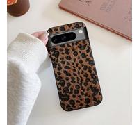 FIFTHAVE Leopard Mobile Phone Case for Google Pixel 7 Pro Case, Silicone TPU Protective Case Plush Leopard Print Case Google Pixel 7 Pro Scratch-Resistant Non-Slip Case Soft Flexible Shockproof Cover