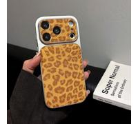FIFTHAVE Mobile Phone Case for iPhone 14 Case, Aesthetic Leopard Case Women Girls Protective Case for iPhone 14 Ultra Thin Case Leopard Print Slim Robust PC Shockproof Scratch-Resistant Cover Yellow