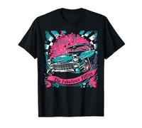 Fifties 1950s Car Music Sock Hop Dance Rockabilly 50s Art T-Shirt