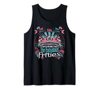 Fifties 1950s Car Music Sock Hop Dance Rockabilly 50s Art Tank Top