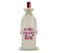 Fifties Birthday Gifts Burlap Wine Bags 50th Birthday Decorations for Him Her 50 Year Old Gifts for Mom Dad Wife Husband Teacher Turning 50 Year Old Gift Wine Bottle Gift Bag Funny 40th Present