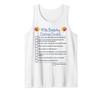 Fiftieth Dares Game Checklist Challenge: 50th Birthday Party Tank Top
