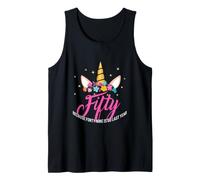 Fifty Because Forty Nine is So Last Year 50th Birthday Tank Top