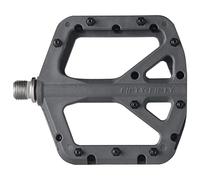 FIFTY-FIFTY Mountain Bike Pedals, Non-Slip MTB Nylon Composite, 9/16" Bicycle Pedals, Lightweight and Wide Flat Platform (Grey)
