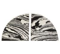 Fifty Five South Bookends Helsa Marble Black/White