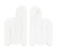 Fifty Five South Bookends Nason Marble White