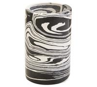 Fifty Five South Candle Holder Helsa Marble Black/White