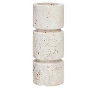 Fifty Five South Candle Holder Tibor Travertine Cream Small