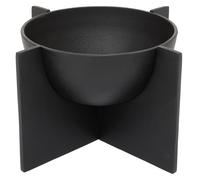 Fifty Five South Decorative Bowl Hapax Abstract Stand Black