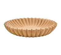 Fifty Five South Decorative Bowl Savio Fluted Marble Ochre Large