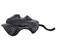 Fifty Five South Decorative Dish Prato Leaf Black