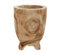 Fifty Five South Indoor Planter Arlo Wooden Natural Small