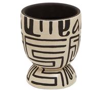 Fifty Five South Indoor Planter Barren Earthenware White/Black
