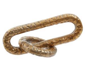 Fifty Five South Sculpture Prato Chain Hammered Gold