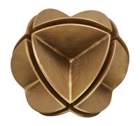 Fifty Five South Sculpture Prato Shaped Brass