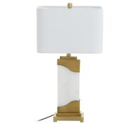 Fifty Five South Table Lamp Edith Marble White/Gold 70cm