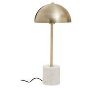Fifty Five South Table Lamp Murdoch Marble White/Gold 56cm
