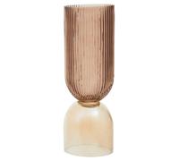 Fifty Five South Vase Esma Two Tone Dark Brown