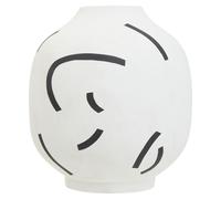 Fifty Five South Vase Tundra Round White/Black