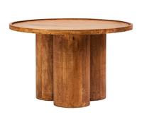 Fifty Five South Walsa Coffee Table Round Mango Wood Natural