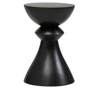 Fifty Five South Walsa Side Table Accent Mango Wood Black