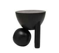 Fifty Five South Walsa Side Table Ball Mango Wood Black