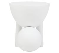 Fifty Five South Walsa Side Table Ball Mango Wood Whitewash