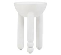 Fifty Five South Walsa Side Table Tri Mango Wood Whitewash