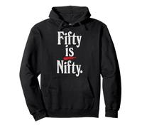 Fifty is Nifty - funny 50 years old 50th birthday retro age Pullover Hoodie