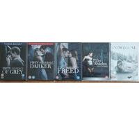 FIFTY SHADES COMPLETE COLLECTION / 1. FIFTY SHADES OF GREY / 2. DARKER / 3. FREED / 4. UNCOVERED / 5. SNOWBOUND = ULTIMATE 5x DVD SET