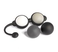 Fifty Shades of Grey Beyond Aroused Kegel Balls Set in Black - 4 Piece - 15g, 25g, 35g and 55g