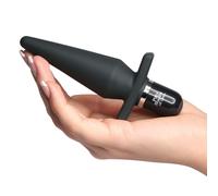 Fifty Shades Of Grey Delicious Fullness Anal Plug With Vibration Silver