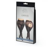 Fifty Shades of Grey Captivate Plus Size Black Spanking Tights