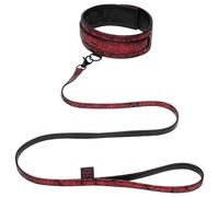 Fifty Shades of Grey - Collar with Leash (Black-Red)