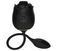 Fifty Shades of Grey Dark Blushing Rose - clitoral suction stimulator and love egg vibrator