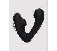 Fifty Shades of Grey Greedy Girl Duet Dual Stimulator with Clitoral Suction - Black Black