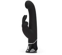 Fifty Shades of Grey Greedy Girl Rabbit Vibrator Dual Stimulation, Black | 5.5" Silicone G-Spot Shaft, Clit Stimulator, Adult Sex Toy for Women, 36 Vibrating Combinations, Waterproof, Rechargeable