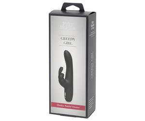 Fifty Shades of Grey Greedy Girl - Rechargeable Vibrator (Black)