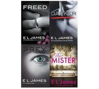 Fifty Shades of Grey & Mister Collection 4 Books Set by E L James The Mister, Freed, Darker, Grey