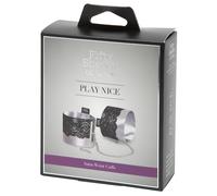 Fifty Shades of Grey - Satin Handcuffs (Silver)