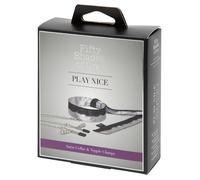 Fifty Shades of Grey - Silver Nipple Clamps with Collar