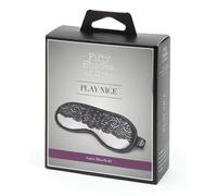 Fifty Shades of Grey Play Nice Satin and Lace Blindfold - Black Black
