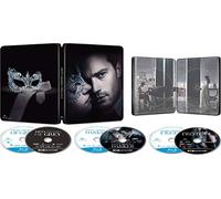 Fifty Shades Trilogy (Fifty Shades of Grey / Fifty Shades Darker / Fifty Shades Freed): Limited Edition Steelbook [4K Ultra HD + Blu-ray + Digital HD]